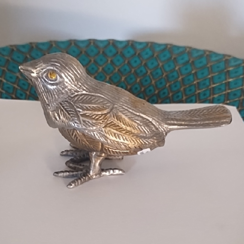 Anthropologie Silver Bird Jewelry Holder
